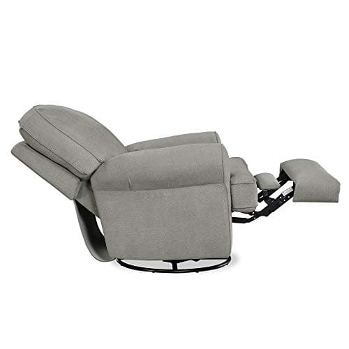 Baby Relax Kenzie Swivel Glider Recliner Chair, Nursery Furniture, Gray 14