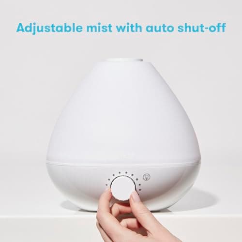 Frida Baby 3-in-1 Cool Mist Humidifier for Baby with Diffuser + Nightlight, Allergy Relief Baby Humidifier for Bedroom, Nursery + Large Rooms, Quiet, Auto Shut Off, Runs +24hrs 6
