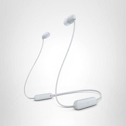 Sony WI-C100 Wireless in-Ear Bluetooth Headphones with Built-in Microphone, White 9