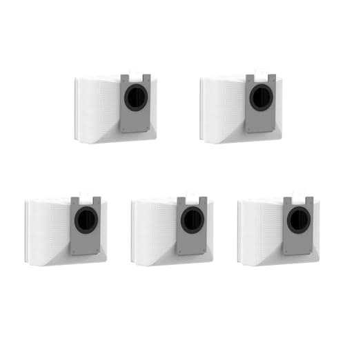 Teendow 5-Pack Replacement Dust Bags Compatible D20SMAX+ Robot Vacuum
