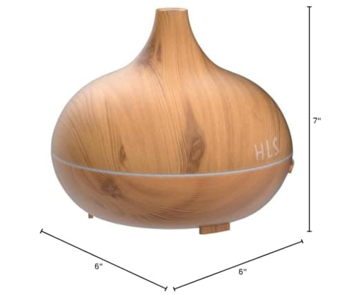 HLS Aroma Diffusers for Essential Oils Large Room with 10 Essential Oils,Ultrasonic Aromatherapy Diffuser for Home Bedroom, Cool Mist Humidifier Vaporizer 9
