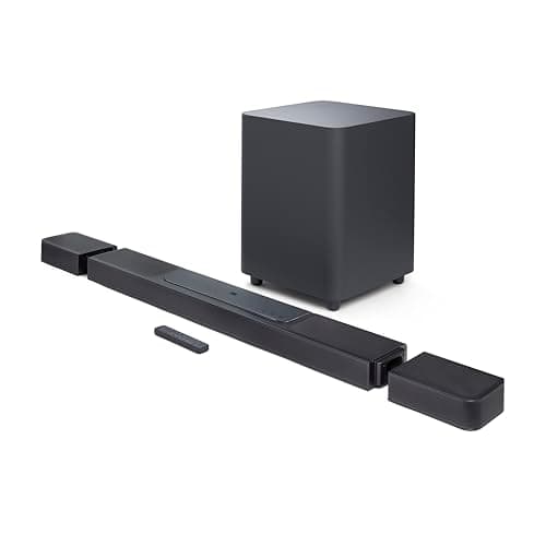 JBL Bar 1300X: 11.1.4-Channel soundbar with Detachable Surround Speakers, MultiBeam™, Dolby Atmos® and DTS:X®, Black