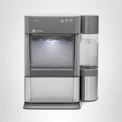 GE Profile Opal 2.0 XL with 1 Gallon Tank, Chewable Crunchable Countertop Nugget Ice Maker, Scoop included, 38 lbs in 24 hours, Pellet Ice Machine with WiFi & Smart Connected, Stainless Steel 16