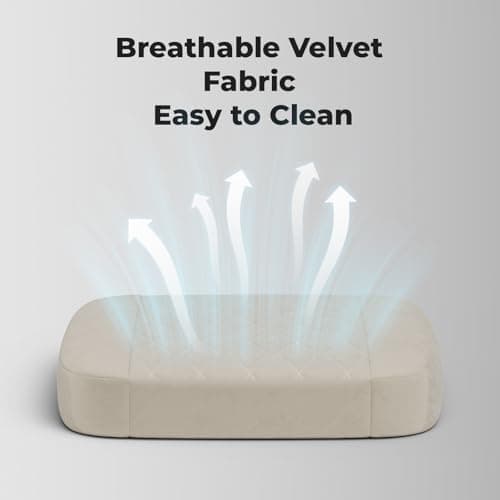 NIONIK Ergonomic Gaming Chair Video Gamer Chairs Gaming Computer Chairs Gamer Chairs for Adults Massage Lumbar Support Swivel Height Adjustable Headrest Backrest Beige 9