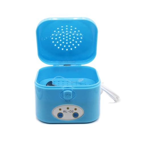 Hearing Aid Dryer for Rechargeable Hearing Aid,Hearing Aid Dryer Dehumidifier, Electronic Partner Constant Temperature Automatic Drying System, Hearing Aid Cleaner, Removes Sweat and Moisture