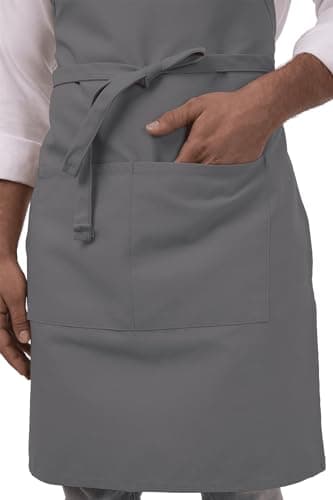 Chef Works Unisex Butcher Apron, Grey, One Size 5