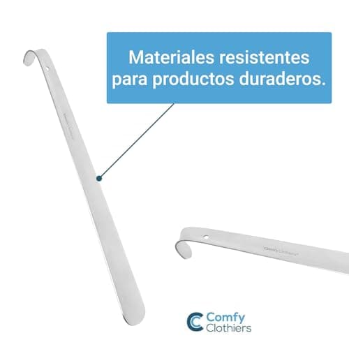 Comfy Clothiers Extra Long Metal Shoe Horn With Handle (31 inch) Multifunctional Stainless Steel Stick For Seniors & Kids, Shoe Helper For All Types Of Footwear - Shoe Horn for Seniors 5