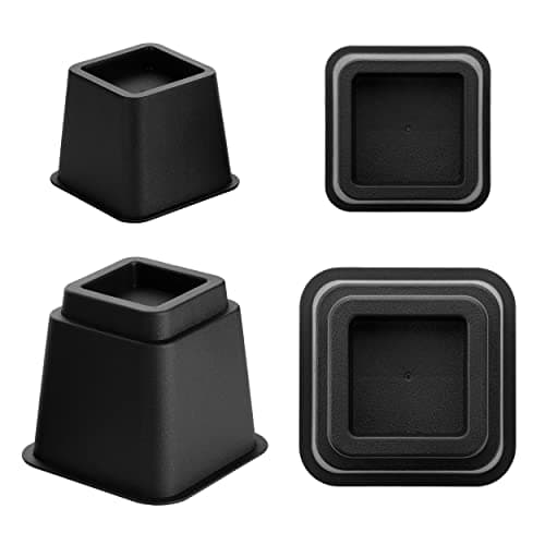 Mr. Pen- Adjustable Bed Risers, Furniture Risers, Set of 4 Risers, Elevation in Heights 3, 5 or 8 Inch, Table Riser, Risers for Bed Frame, Bed Height Risers, Bed Raiser, Bed Frame Riser, Desk Risers 9