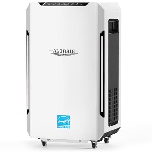 ALORAIR Energy Star Most Efficient Commercial-Grade Dehumidifier with Pump & Drain Hose Whole-House Dehumidifier for Basement, Home, Bathroom, Bedroom, Garage, Warehouse, Industrial 5-Year Warranty