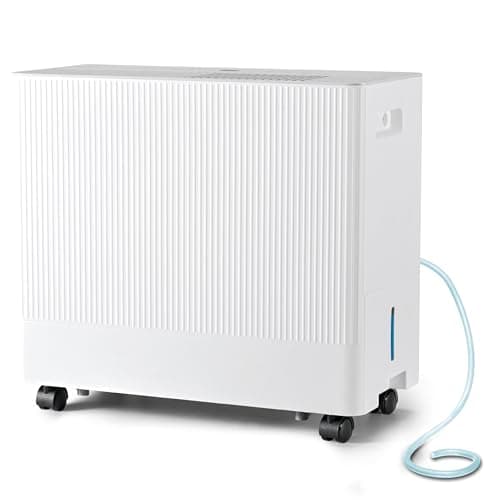Euhomy 3000 Sq.Ft Energy Star Dehumidifier for Basement, 35 Pint to 85 Pint Dehumidifier with 1.32 Gallon Water Tank Capacity, Auto Drainage,Large Dehumidifiers For Home with 4 Operation Modes