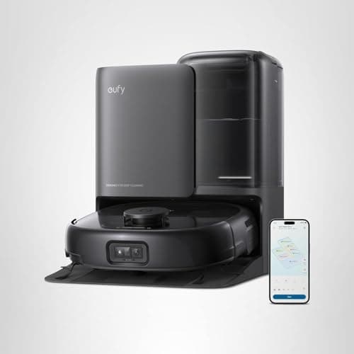 eufy Robot Vacuum E25, 20,000 Pa Turbo Suction,Roller Mop with HydroJet System, All-in-One Robot Vacuum and Mop Combo, Edge-to-Corner Cleaning, Zero-Tangle Design, AI Obstacle Avoidance (Upgraded) 10