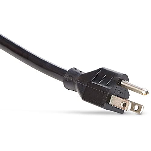 Amazon Basics Rectangular 8-Outlet Power Strip Surge Protector, 4,500 Joule - 6-Foot Cord, Black/Green 4