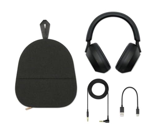 Sony WH-1000XM5 Premium Noise Canceling Headphones (Black) with Free WF-C700N Truly Wireless Noise Canceling Earbuds (Black) 8