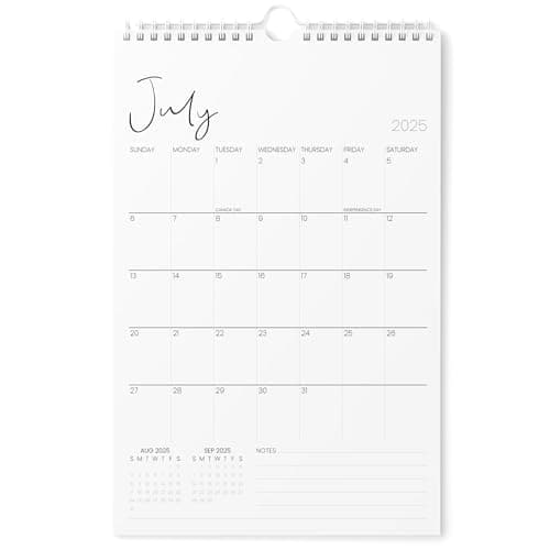 Karto Wall Calendar 2025-2026 - Vertical 11x17 inch July 2025 to December 2026 - Boost Your Productivity and Easy Planning with the Aesthetic Monthly Calendar - Cursive