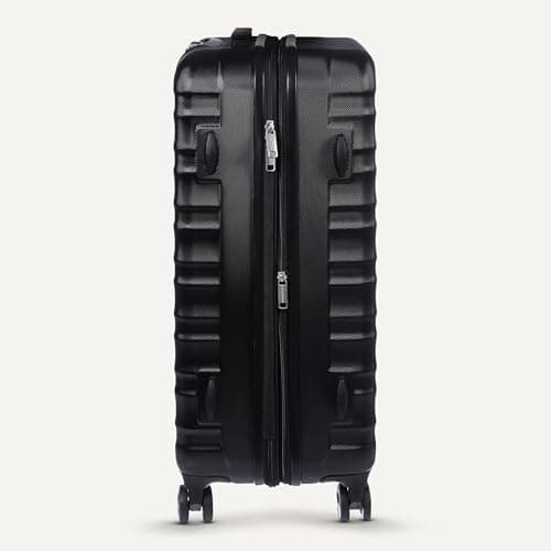 Amazon Basics 21" Hardside Carry-On Luggage with Spinner Wheels, Expandable for Up to 25% More Space, Scratch-Resistant Hard Shell, Telescoping Handle, Black 5