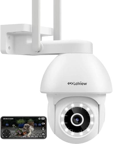 LaView 4MP 5G& 2.4GHz WiFi Security Camera Outdoor Wired Starlight Color Night Vision, 2K Cameras for Home Security AI Human Detection & Auto Tracking,IP65 2-Way Audio,US Cloud, Compatible with Alexa