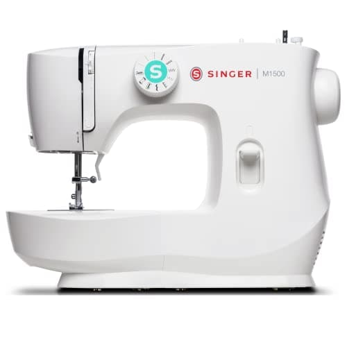 SINGER M1500 Lightweight & Portable Sewing Machine with Accessory Kit | 57 Stitch Applications, LED Light & 4-step Buttonhole | Great for Quilting, Crafts & Mending