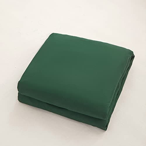 Bedding 1piece Queen Size Fitted Sheet Only- Bottom Fitted Sheet-Fits 15inches Deep Pocket Matress Sheet-Soft and Microfiber-Easy Care-Dark Green 8