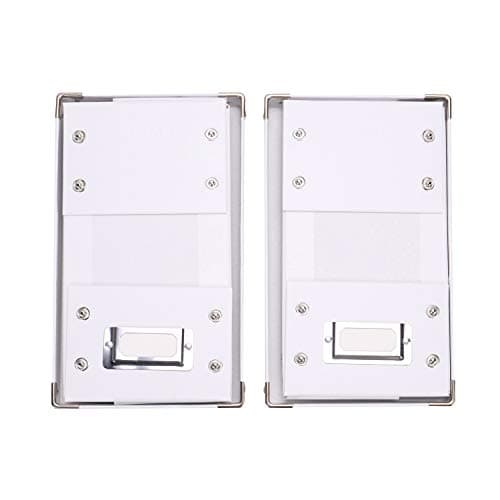 Snap-N-Store Index Card Holder Storage Box - Collapsible Organizer Box fits 1100 Flash Cards - Business, Recipe, or Note Card - 3 x 5, 2 Pack, White 5