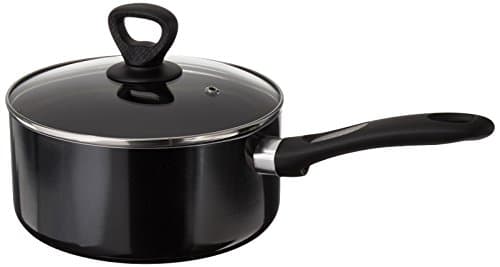 Mirro A7972484 Get A Grip Aluminum Nonstick 3-Quart Saucepan with Glass Lid Cover Cookware, Black 2