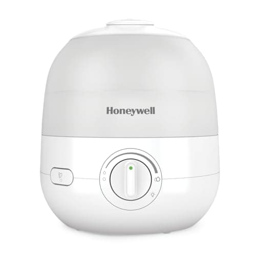 Honeywell Ultra Glow Light Changing Humidifier and Diffuser – Cool Mist Humidifier for Bedroom or Office with Essential Oil Diffuser
