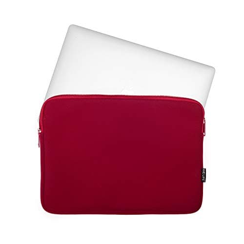 ONE LIFE 13-13.3 Inch Waterproof Neoprene Water Resistent Laptop Sleeve Case Notebook Computer case Basic Bag Compatible with 13 Inch MacBook Pro,MacBook Air,13 Inch Laptop Chromebook Computer,Red 5