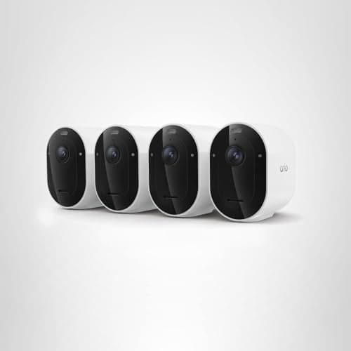 Arlo Pro Security Camera 2K HDR (6th Gen, 2025 Release) - Wireless Outdoor Camera, Rechargeable Removeable Battery, Emergency Response, 1-Month Trial of Secure Plan, 4 Cam, White, Motion Alert 8