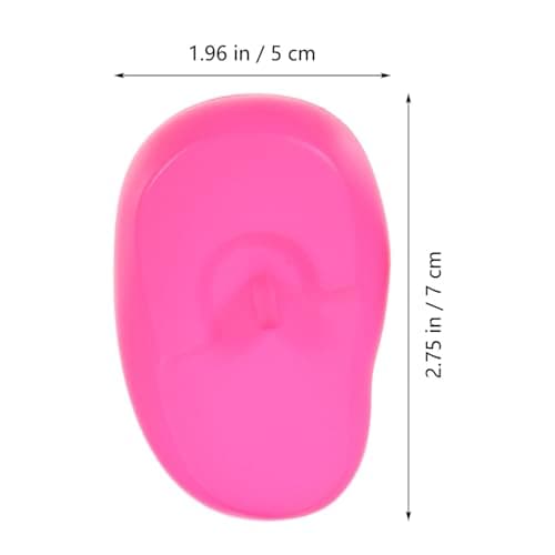 DEARMAMY Hairdressing Ear Cover:3 Pairs Waterproof Silicone Earmuffs for Hair Dye, Flat Iron, Straightener, Hot Styling Tools - Heat Protection Cover 2