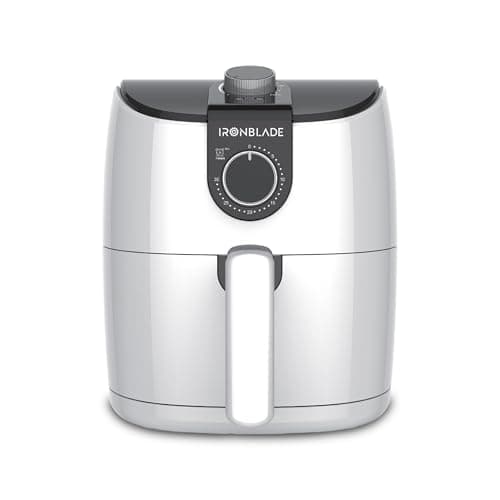 EMB IronBlade Series Multi-Functional Air Fryer, 1500W, 3.7 Quart Capacity, Adjustable Timer, Non-Slip Handle, 105°F to 400°F Temperature Range for Frying, Roasting, Baking & Reheating