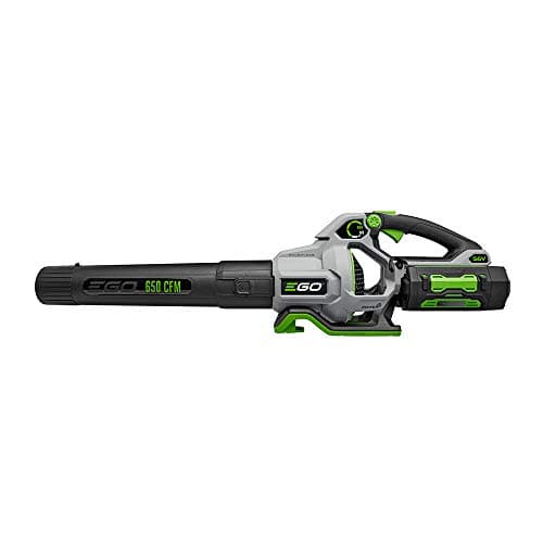 EGO POWER+ Leaf Blower, Cordless Electric 650 CFM, Includes 56V 5.0Ah Battery and Charger - LB6504 12