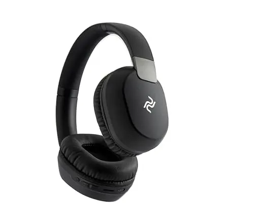 PODERIX Over-Ear Wireless Bluetooth Headphones, Lightweight 0.45 lb, Passive Noise Reduction, 25H Playtime, 120H Standby, Built-in Mic & FM Radio, Comfortable Design, USB-C Charging, Bluetooth 5.4