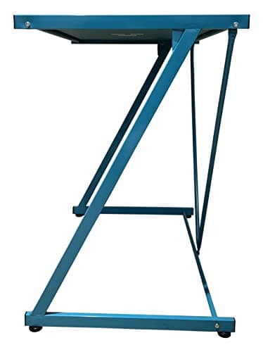 Urban Lifestyle Z-Shaped Student Desk, Aqua 5