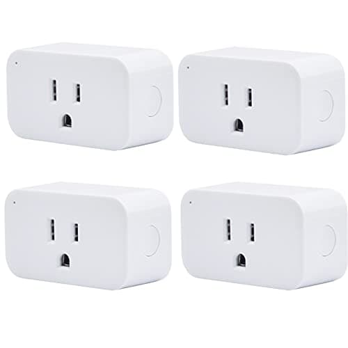 THIRDREALITY Smart Plug 4 Pack, 15A Smart Outlet with Timer Function, Zigbee Repeater, ETL Certified, Requires ZigBee Hub, No Power Meter