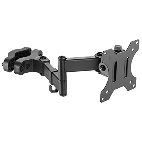 WORLDLIFT Pole Mount Monitor Arm Easy Clamp-on VESA Mount for 17"-32" Screens Supports up to 17.6 lbs Compatible with 75x75 and 100x100 VESA Perfect Solution When Wall or Desk Mounting Isn't Possible