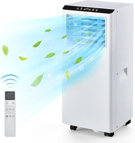 Portable Air Conditioners 8000 BTU, 3-In-1 Portable AC Unit Cools Up to 350 Sq.Ft With Dehumidifier, Fan, Cooling Mode & Window Kit, Room Air Conditioner Portable for Bedroom, Living Room, Office