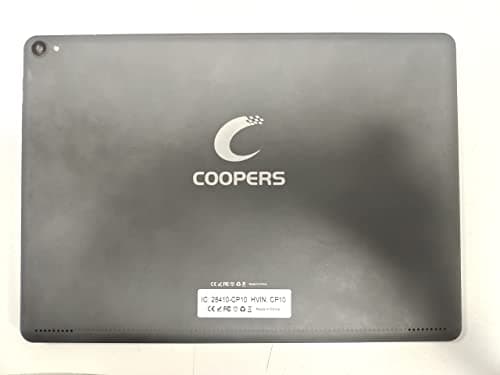 COOPERS Tablet 10 inch, Android 15 Tablet, 32GB ROM 1TB Expand Computer Tablets, Quad Core Processor 6000mAh Battery, 1280x800 IPS Touch Screen, 2+8MP Dual HD Camera, Bluetooth WiFi Tablets PC 8