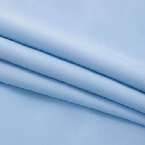 Organictune Microfiber Pillow Cases Standard Set of 2 with Envelope Closure Shrinkage and Fade Resistant Pillowcases(Sky Blue,20x26 Inches) 6