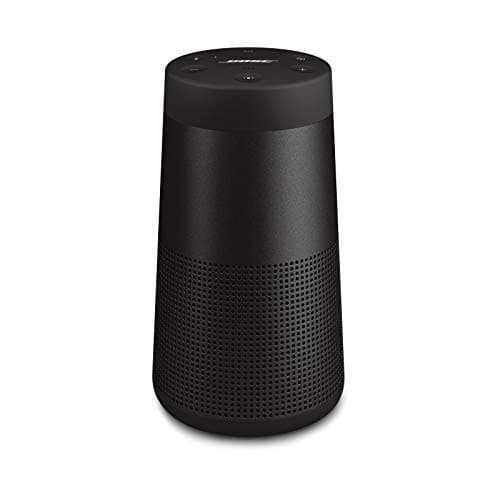 Bose SoundLink Revolve (Series II) Portable Bluetooth Speaker – Wireless Water-Resistant Speaker with 360° Sound, Black (Renewed)