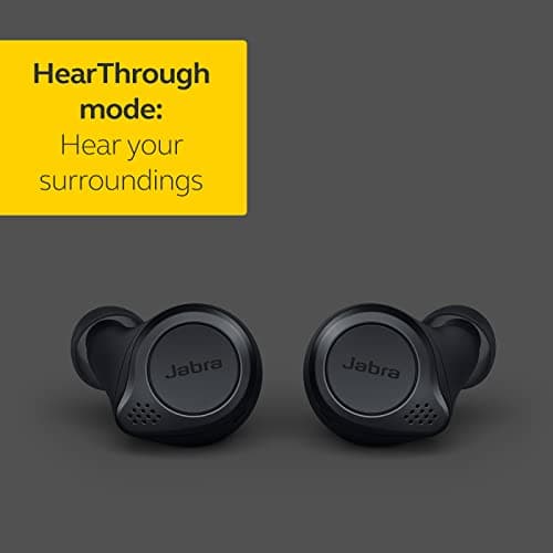 Jabra Elite Active 75t True Wireless Earbuds with Wireless Charging Enabled Case, Gray 8