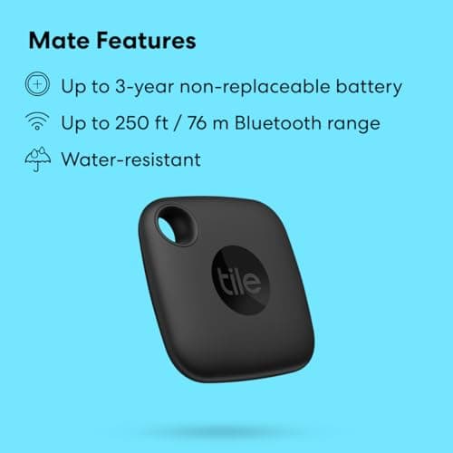 Tile Mate (2022) 1-Pack, Black 6