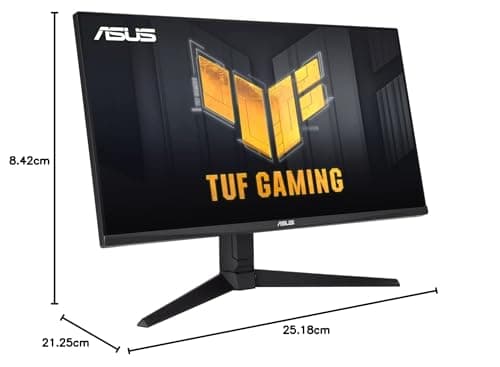 ASUS TUF Gaming 28” 4K 144HZ DSC HDMI 2.1, Monitor (VG28UQL1A) - UHD (3840 x 2160), Fast IPS, 1ms, Extreme Low Motion Blur Sync, G-SYNC Compatible, FreeSync Premium, Eye Care, DCI-P3 90%,Black 14