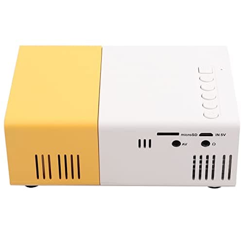 Mini Stylish Portable Home Theater, LED Projector with Native Resolution 320 x 240 Pixels HDMI VGA Multimedia Player Home Theater for Home Entertainment 8