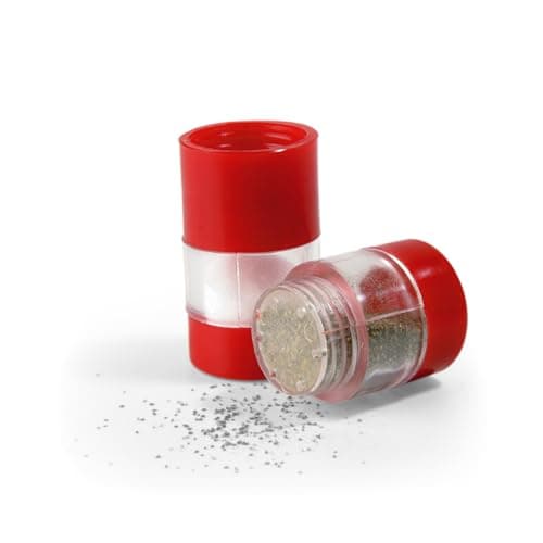 Coghlan's Compact Salt and Pepper Shaker – Portable, Lightweight, Moisture-Proof, Durable, and Refillable Camping Spice Container for Hiking, Backpacking, and Outdoor Adventures
