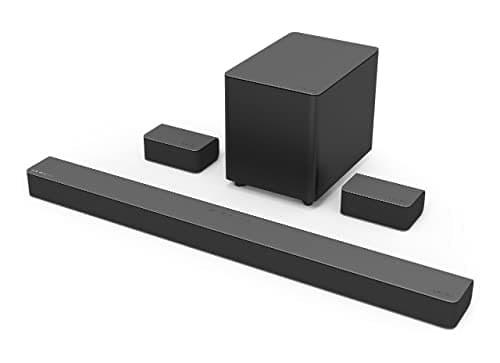 VIZIO M51a-H6 5.1 Dolby Atmos Sound Bar System- (Renewed), Black, 36 Inch