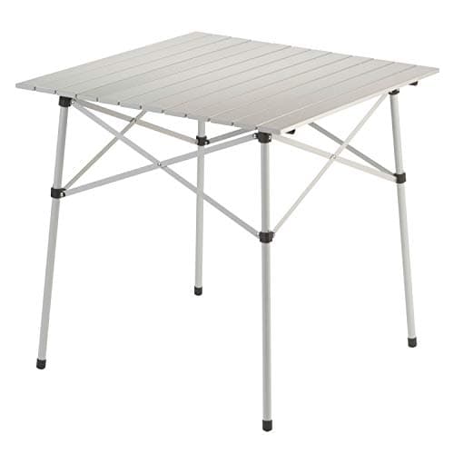 Coleman Outdoor Folding Table, Sturdy Aluminum Camping Table with Snap-Together Design, Seats 4 & Carry Bag Included, Great for Camping, Tailgating, Grilling, Hunting, Outdoor Dining & More