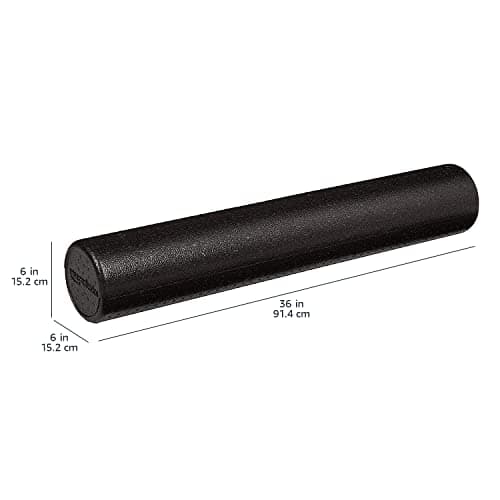 Amazon Basics High-Density Foam Roller for Exercise, Stretching and Muscle Recovery, 36 Inches, Black 5