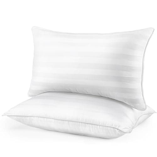 DIORIS Pillows Queen Size Set of 2 - Luxury Hotel Bed Pillows for Sleeping, Supportive Side Sleeper Pillow for Neck and Shoulder Pain Relief
