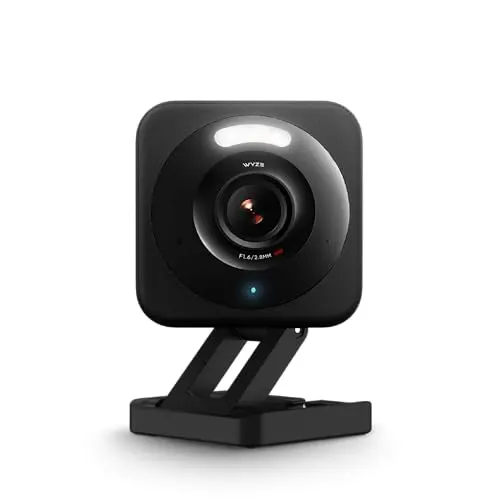 WYZE Cam v4 (Latest Model), 2.5K AI Security Camera, Indoor/Outdoor Cameras for Home Security, Baby Monitor & Pet Camera, Vibrant Color Night Vision, No Subscription Required, Free Expert Help