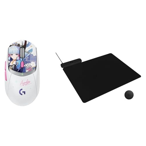 Logitech G309 Lightspeed Wireless Gaming Mouse, Lightweight, LIGHTFORCE Switches, Hero 25K Sensor, 300+ hr Battery, 6 Programmable Buttons, PC & Mac - Genshin Impact Limited Edition