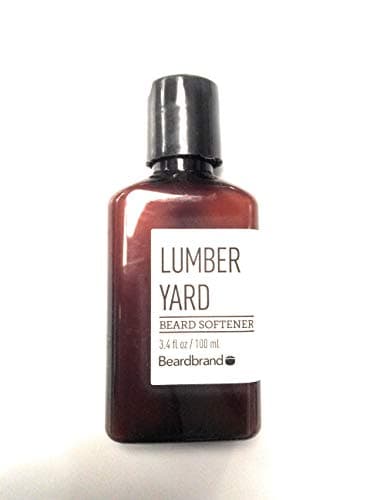Beardbrand Beard Softener for Men [AS SEEN ON SHARK TANK] Leave in Beard Conditioner for Men - Hair Detangler & Conditioner with Sandalwood, Cedar Oil & Lumber Yard Scent 3.4 fl oz